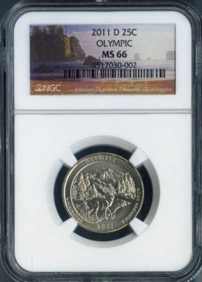 2011-D Olympic Quarter NGC MS66 Quality - Image 1 of 2