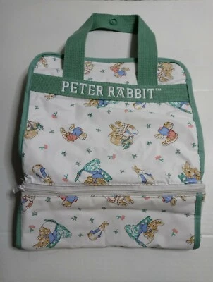 Rare 1997 Peter Rabbit Diaper Bag Tote Enfamil Vintage Potter Wipeable - Image 1 of 4