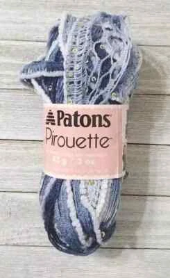 Hilo Crochet Sashay Patons Pirueta Lentejuelas Crepúsculo Brillo Lote 3 OZ #1441 Nuevo Foto 1 de 2