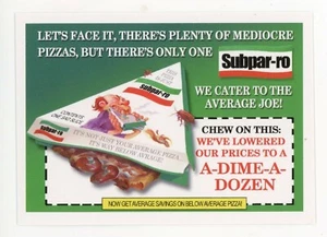 2021 Topps Wacky Packages March Coupon back #9 "Subpar-ro" - Picture 1 of 2