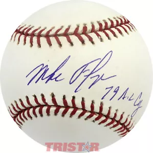 Mike Flanagan signierter offizieller ML Baseball beschriftet 79 AL Cy PSA - Bild 1 von 2