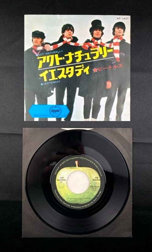 The Beatles • Act Naturally Yesterday Japan Import 7" 45-RPM Record Single NM M- - Image 1 of 4