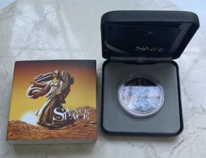 Vintage Ounce of Space American Silver Eagle on Mars 1 Oz .999 Silbermedaille - Bild 1 von 3