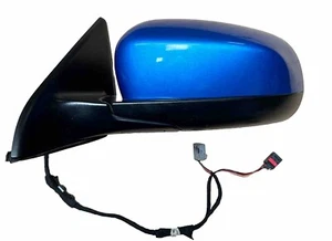 2014 2021 JEEP CHEROKEE LEFT SIDE DOOR MIRROR HYDRO BLUE HEATED OEM - Picture 1 of 8