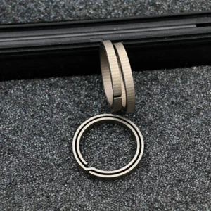 3PCS Titanium TC4 Ti CNC Lightweight Hanging Buckle Key Ring Keychain Tool YSQ28 - Picture 1 of 5
