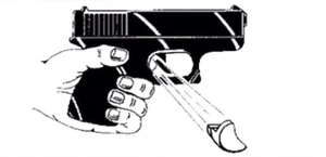 Clipdraw for GLOCK 42 #4LH LEFT HAND Saf-T-Blok Safety Lock Storage Conceal - Picture 1 of 5