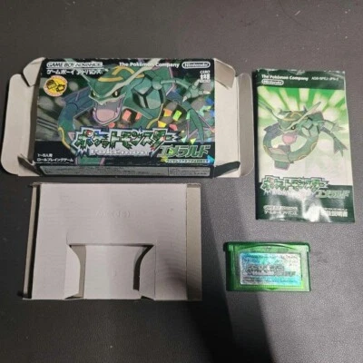 Pokemon Emerald Game Boy Advance GBA Japanese Version Complete Boxed Rare  - Image 1 of 4
