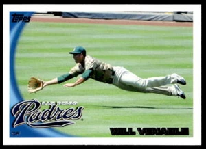 2010 Topps #187 Will Venable San Diego Padres Baseball - Picture 1 of 2
