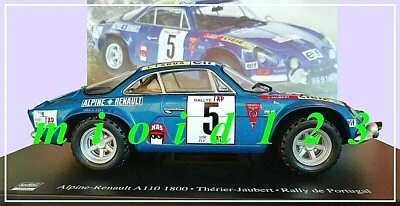 ALPINE RENAULT A110 - Therier Jaubert - winner Portugal Rally 1973 - WRC 1/24 - Immagine 1 di 2
