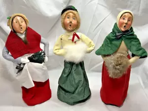 Byer's Choice Lot of 3, Traditional Adult Woman 1991, 1995 & 1996 - all signed - Picture 1 of 23