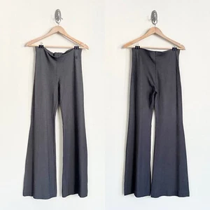 Cop Copine Dumbo Flared Wide Leg Knit Grey Pants Sz 36/S - Picture 1 of 6