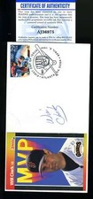 Will Clark PSA DNA Coa Signed FDC Cache With 1989 Donruss Autograph