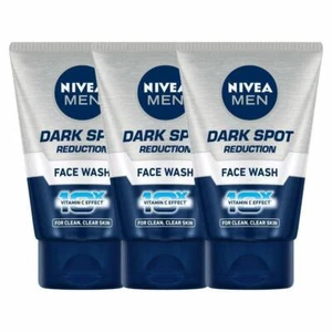 Nivea Men Dark Spot Reduction Face Wash, 10x Vitamin C Effect, 100 g (Pack of 3) - Picture 1 of 4
