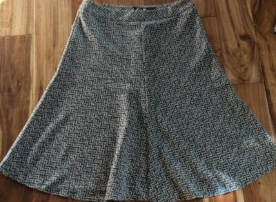 Women's Carol Little Vintage Black & White Polyester Blend Skirt Size 10 - Image 1 of 4