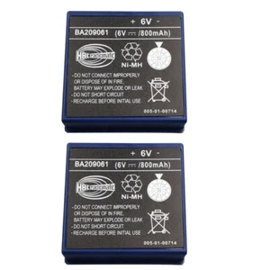 2Pcs for HBC BA209061 6V 800mAh Remote Control Battery NiMH Cell Rechargeable - Picture 1 of 3