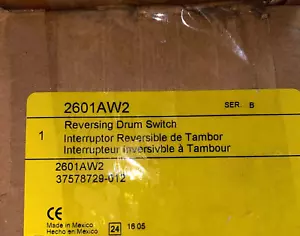 SQUARE D 2601AW2 REVERSING DRUM SWITCH NEW IN BOX READY TO SHIP - Picture 1 of 1