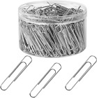 Silver Metal Paper Clips Office Supplies Jumbo Size 280 PCS