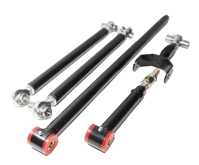 AJ. trasero 2D para Ford Mustang 05-14 Brazos de control inferiores + superiores y barra de pista dura Pan Foto 1 de 4