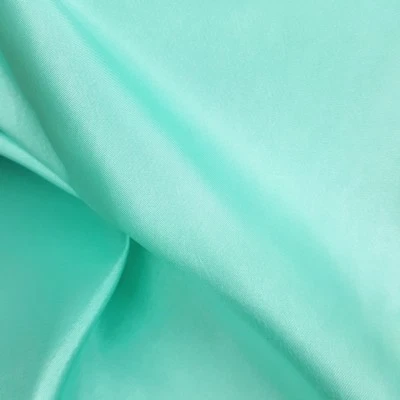 OCEAN AQUA TAFFETA Fabric Polyester Faux Shot Silk 58" By The Yard  - Image 1 of 3