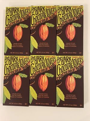 6  PACK TRADER JOE'S DARK CHOCOLATE LOVER'S 85% CACAO CHOCOLATE BAR 3.5-OZ PACKS - Image 1 of 3
