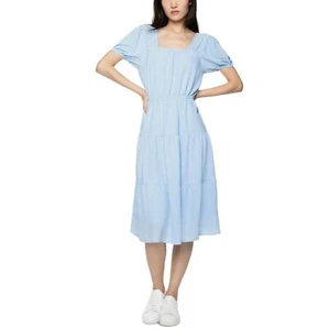 Black tape dress Midi blue XL - Picture 1 of 1