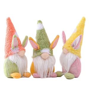 Easter Bunny Gnome Swedish Tomte with Ears Party Lovely Doll Toys Decorations - Picture 1 of 14