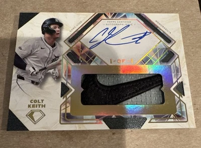 Parche automático 1/1 logotipo de Colt Keith Nike 2025 Topps Diamond Icons #NLA-CKE Foto 1 de 3