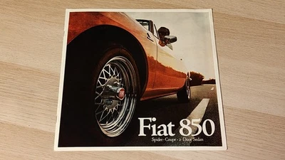 Fiat 850 1968 [ES-US] - folleto / folleto / depliant Foto 1 de 4