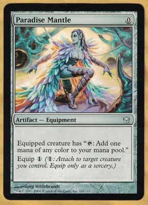 Paradise Mantle    (Fifth Dawn,  Uncommon,  English,  2004)  MTG  5th - Image 1 of 2