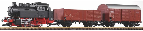 Piko 38120 G Scale DB BR80 Freight Starter Set Analog Sound - Image 1 of 1