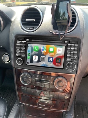 CarPlay Car Stereo Android 14 For Mercedes Benz ML/GL Class W164 X164 Radio Navi - Image 1 of 4
