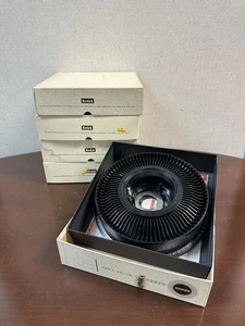 Lot Of 5 Vintage Kodak Carousel 80 Slide Projector Trays In Original Boxes USA - Picture 1 of 7