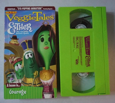 VeggieTales - Esther: The Girl Who Became Queen (VHS, 2001) A lesson in Courage - Image 1 of 2