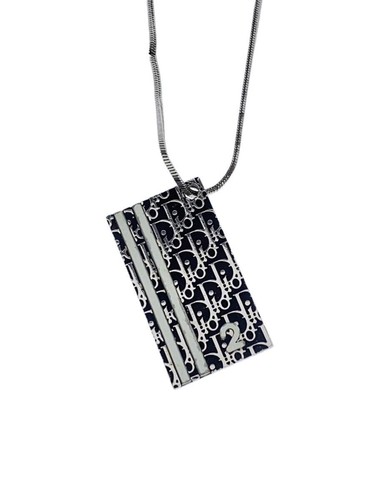 Collana Christian Dior Christian Dior Christian Dior linea trotter top argento