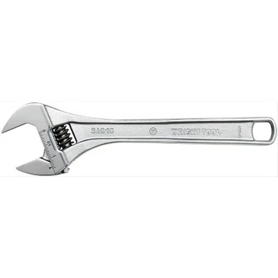 Wright Tool 9AC18 18" Adjustable Wrench Maximum Capacity 2-1/8" Chrome - Image 1 of 2