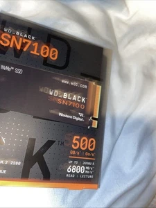 WD_BLACK 500GB SN7100 NVMe SSD M.2 2280 Non-SED WDS500G4X0E-00CJA0 - Picture 1 of 2