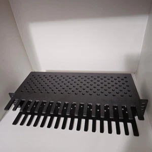 Panneau de gestion de câble NP2 patch soigné montage en rack 2U - sans couvercle - organisateur de fil - Photo 1/10