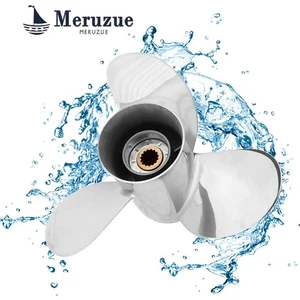 13 x 19 Boat Outboard Propeller Fit Yamaha F 70-115HP 4 stroke 19"Pitch 15Spline - Picture 1 of 8