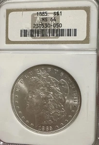 1885 O Morgan Silver dollar NGC Certified MS 64 - Picture 1 of 4