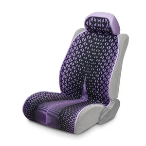 2 Protectores de Asiento Impermeables Auto Drive Púrpura Negro, Ajuste Universal SC533090 - Imagen 1 de 6