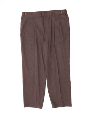 FARAH Womens Straight Chino Trousers W38 L29 Grey Cotton BJ11 - Image 1 of 3
