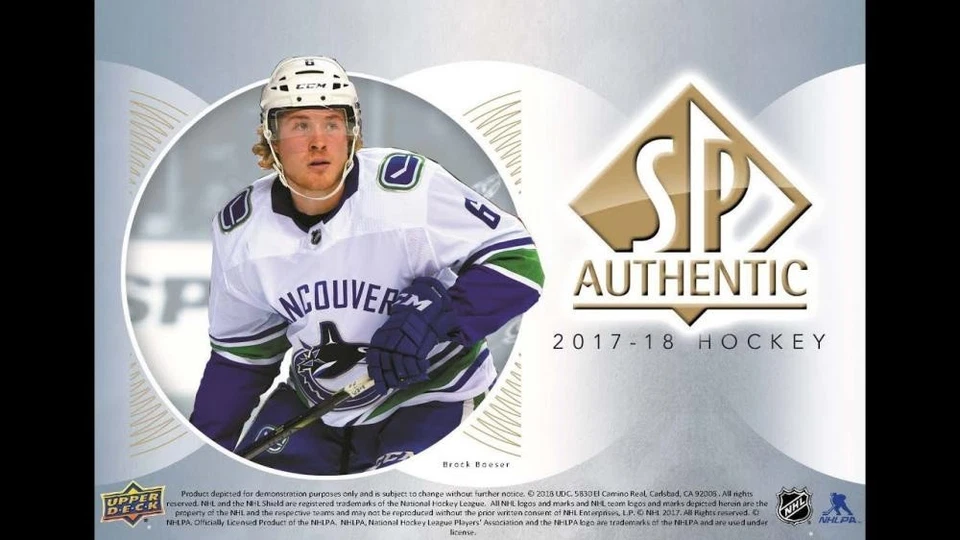 2017-18 SP Authentic UD Hockey Cards Pick From List (Base, Future Watch Moments) - Image 1 of 1