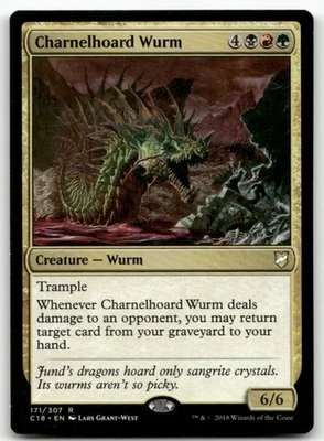 Charnelhoard Wurm - Commander 2018 MTG Moderately Played - Image 1 of 2