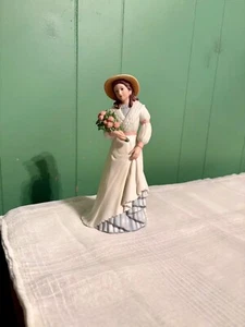 HOMCO Home Interiors Charlotte Rose #1468 Victorian Lady Woman Figurine Vtg 1994 - Picture 1 of 7