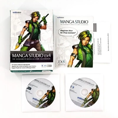 Manga Studio EX4 Anime Comic Maker Illustration Software (Mac/PC)  Smith Micro - Image 1 of 4