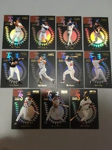 1996 Pinnacle Baseball-Team Spirit Insert Cards- Near Complete Set- 11 of 12 - Picture 1 of 12