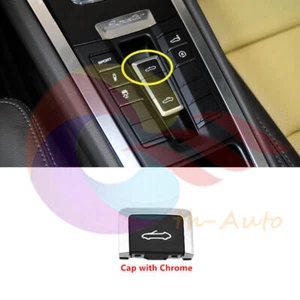 Cubierta de botón de interruptor abierto convertible con borde cromado para Porsche Boxster/Spyder - Imagen 1 de 12