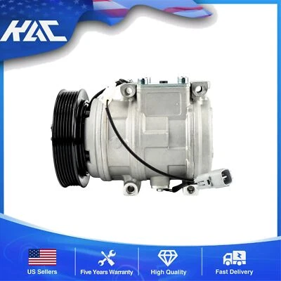 AC A/C Compressor W/Clutch 78334 For 1999-2003 Toyota Solara 1995-1999 Avalon Foto 1 de 4