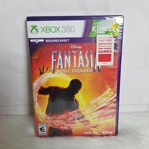  Xbox 360 Disney Fantasia Music Evolved Video Game (Kinect Required) Sealed
