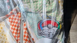 NEW Pokemon Worlds 2023 Pikachu Multicolor Youth Hoodie S WCS 2023 Yokohama NWT - Picture 1 of 6